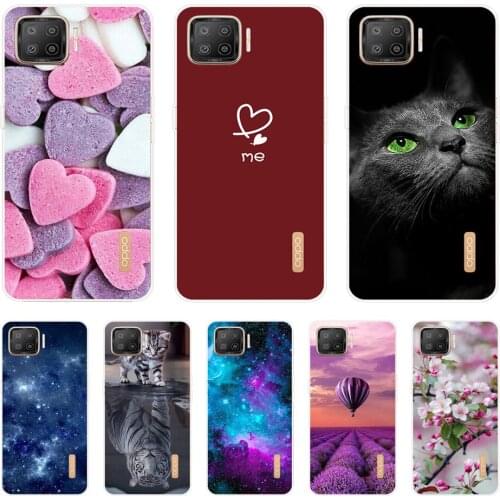 Popular Case For OPPO Reno 4 lite Case Soft Silicone Back Cover For OPPO F17 Pro Phone Case Funda For OPPO A73 2020 4G A93 Case