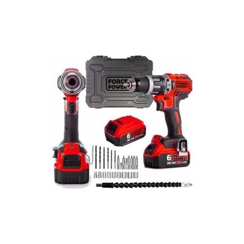 Forces & power 58 W 6 Ah Germany X-line Metal Gearbox Double Cordless Hammer Drill Rechargeable Professional FAST SOLUTION GOOD QUALITY