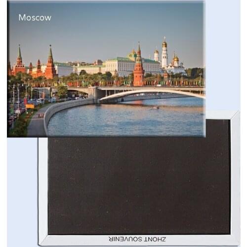 Tourist Magnets SOUVEMAG,Russian Moscow Red Square Tourist Metal Fridge Magnet SFM5186