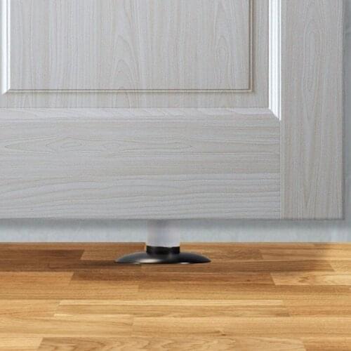 Ultra Thin Invisible Stainless Steel Door Stop Magnetic Floor Mount Automatic Suction Door Stopper Holder Doorstop