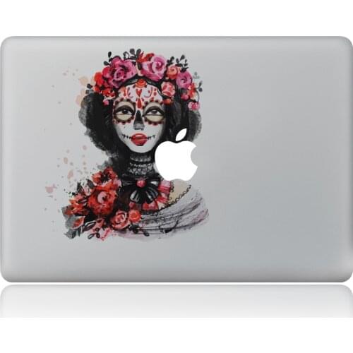 Rose leaves strange woman Vinyl Decal Laptop Sticker For DIY Macbook Pro Air 11 13 15 inch Laptop Skin