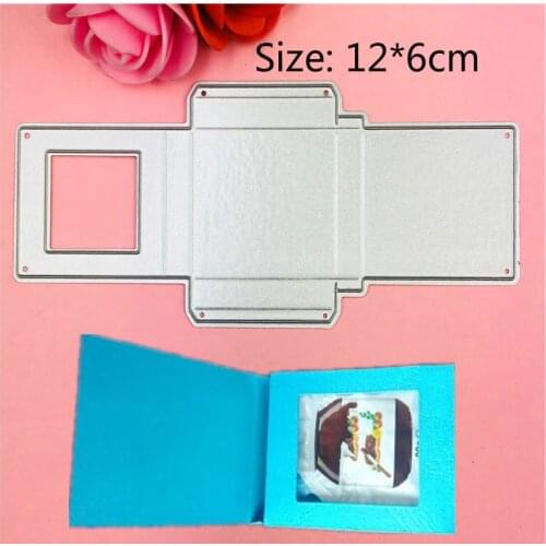 1pc 3D Box Metal Cutting Dies for DIY Scrapbooking Album Paper Cards Decorative Crafts Embossing Cutdies