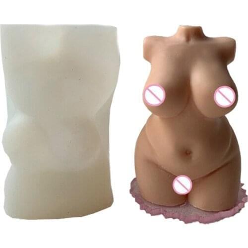 3D Women Body Candle Epoxy Resin Mold DIY Aromatherapy Plaster Silicone Mould