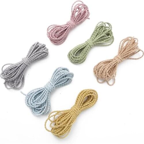 5meters 3mm Colorful High-Elastic Round Elastic Band Round Elastic Rope Rubber Band Elastic Line DIY Sewing Accessories