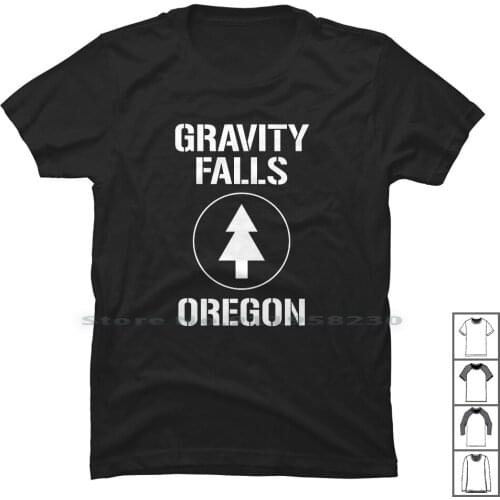 Oregon Pine T Shirt T Shirt 100% Cotton Gravity Pine Fall Ego Ra Pi Hi Go