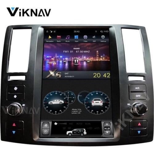 Multimedia player For Infiniti FX35 FX45 2004-2008 car GPS navigator video auto android system radio tape recorder 11.8 inch