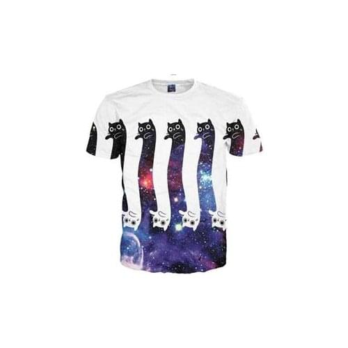 2021 Fashion 3D Printing T-shirt Mens Hip Hop Funny Clown Face T-shirt Joker Short Sleeve Fashion Cosplay T-shirt Men/Women Top