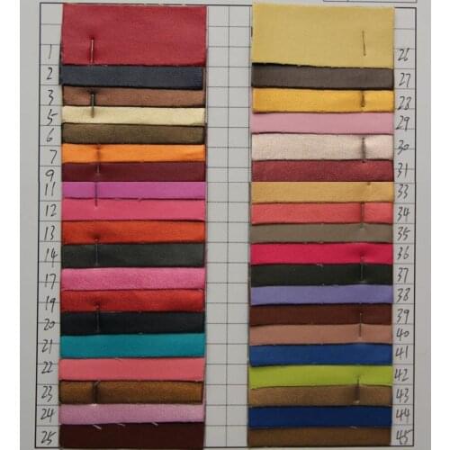 New factory wholesale artificial PU leather quality Pearlescent Napa grain faux leather material