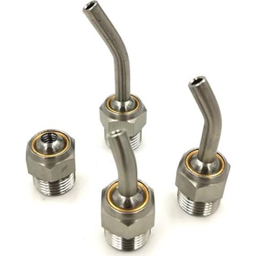 Cooling High Pressure Universal Spherical Nozzle for Elbow Type Jet Hole Machine Tool