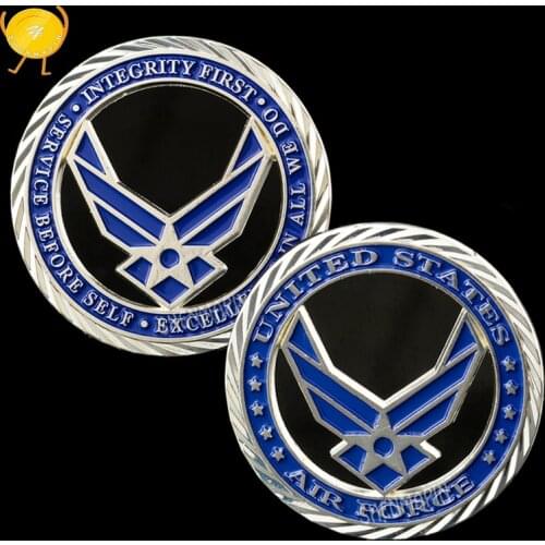 United States Air Force Commemorative Coin Pilot Challenge Coin Department of The Air Force Honor Medal Coins Collectibles