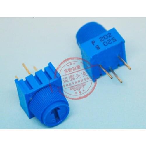 50PCS/LOT 3386P-1-205 3386P-1-205TLF Trimpot potentiometer 2M with Knob TRIMMER 2M OHM 3386P-1-205LF Best quality