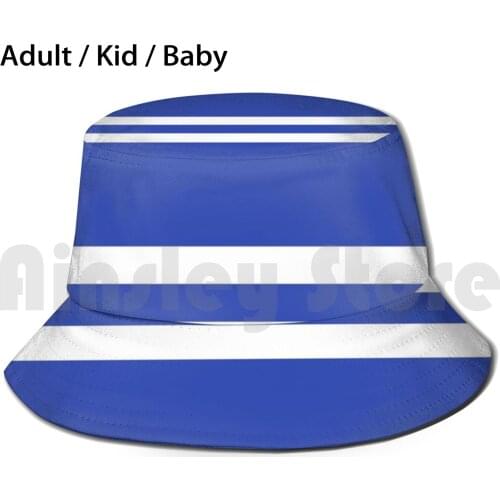 Toffees Bucket Hat Adult kid baby Beach Sun Hats Colours Football Footy Sport Soccer Everton Park Pattern Bar Britain Blue