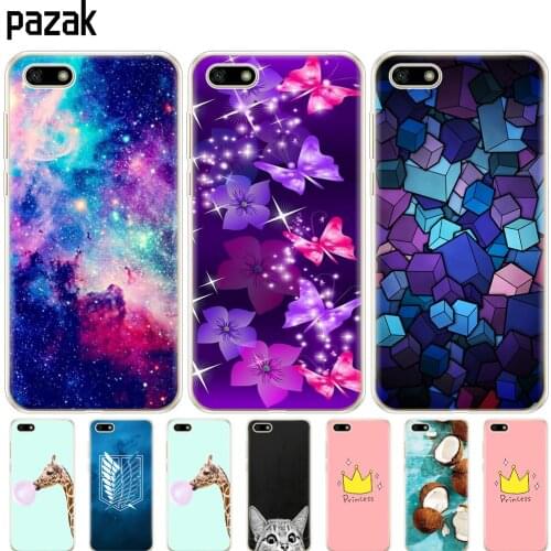 Silicone case For Huawei Honor 7A Case 5.45" inch Soft Tpu back Phone cover for Huawei Honor 7A 7 A DUA L22 Russian version bag