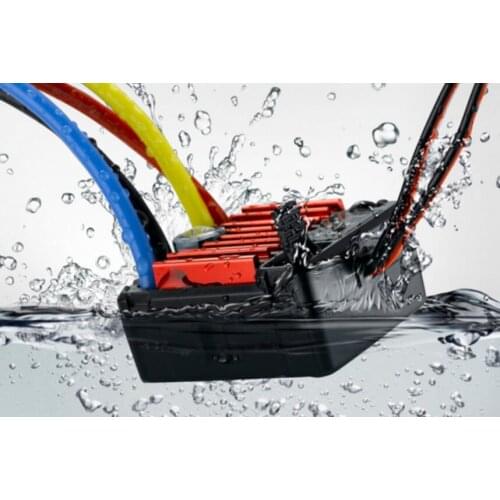 60A Waterproof Forward/Reverse ESC Brush with electrically controlled 2S-3S 60A ESC for 1/10 HSP RC Car
