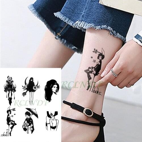 Waterproof Temporary Tattoo Sticker large size Japan Manga anime culture tatto stickers flash tatoo fake tattoos for girl women