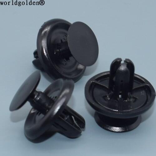 Worldgolden 100pcs auto clip Engine Under Cover Push-Type Retainer for Toyota 90467-07201