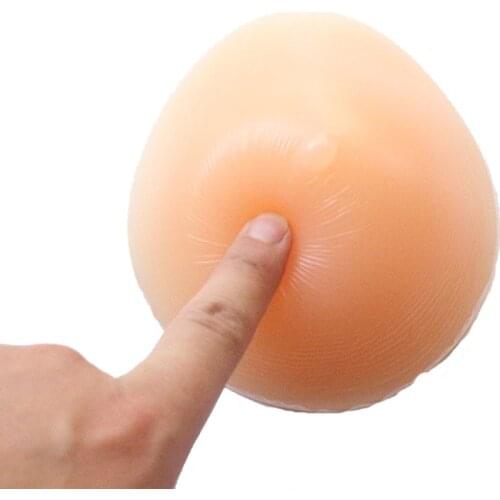 1PC Silicone Breast Form Supports Artificial Spiral Silicone Chest Fake False Breast Prosthesis 100g-350g Super Soft Sponge Pad