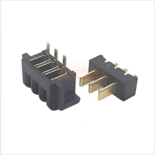 10pair/Lot 3Pin laptop battery connector female and The male connector female 90 degree and male 180 degree bend foot