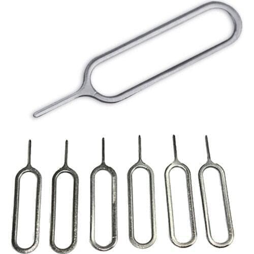 NEW 10PCS Sim Card Tray Removal Eject Pin Key Tool Stainless Steel Needle for Apple iPhone iPad Samsung xiaomi Huawei