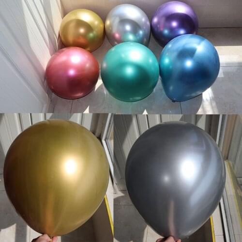 18 inch Metallic Latex Balloons Helium Balloon for Birthday Valentines Baby Shower Bridal Shower Wedding Anniversary Balloons