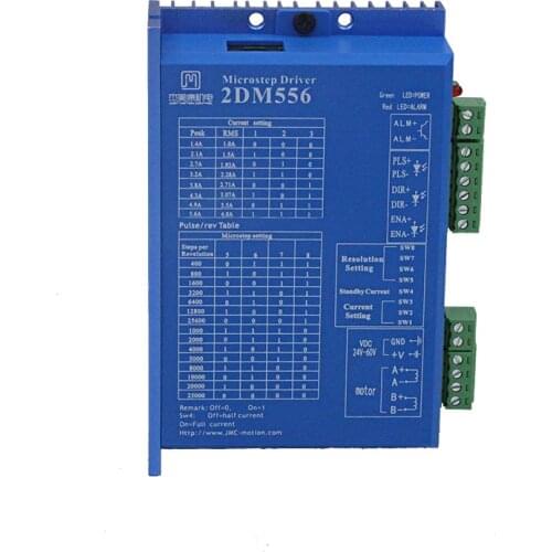 2DM556 NEMA23 2 phase stepper motor driver 32bit DSP DC36V 5.6A JMC replace leadshine DM556