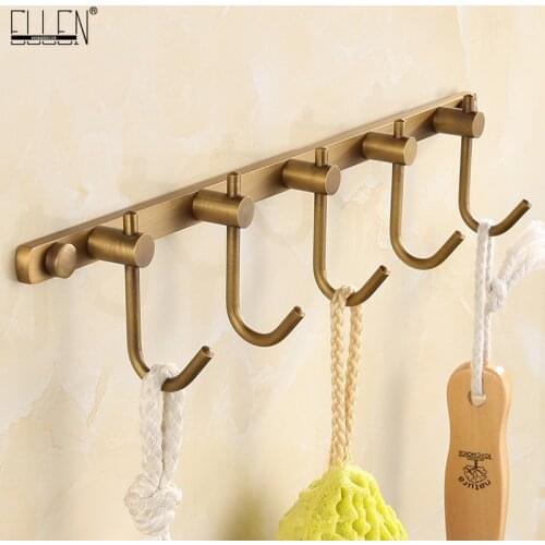 Bathroom Antique Bronze Wall Hanger Bathroom Accessories Robe Hook , 3-6 Hooks