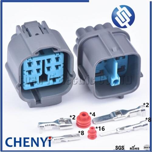 1 set 10 Pin Sumitomo HX Series OBD2 Female 2.3/4.8mm(090/187) Automotive waterproofConnector Plug Socket For Honda 6189-0555