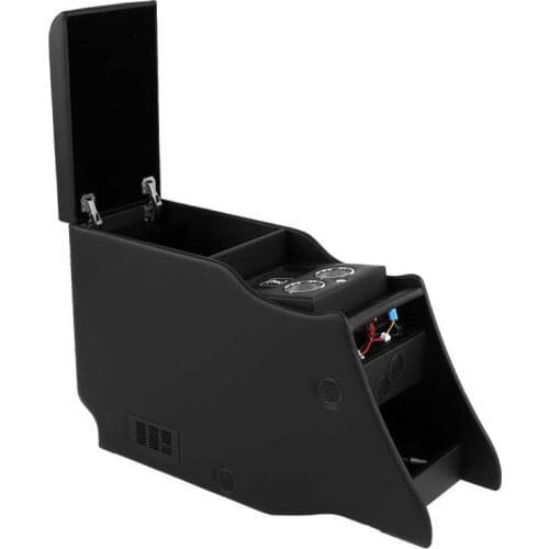 Car Mirror car mirror protect Armrest Box 3 USB Ports with 8L Refrigerator Wireless Charger Fit for ALPHARD VELLFIRE