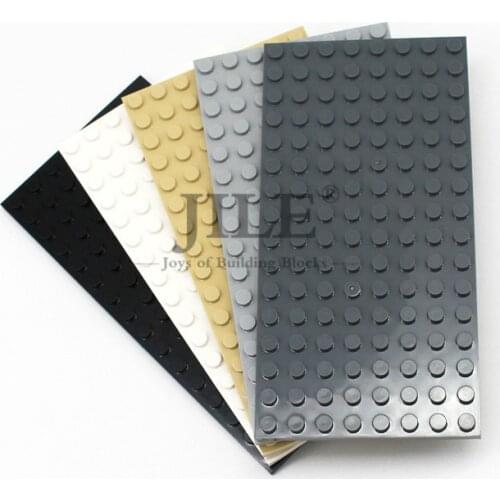 Moc Small Size Base Plate 8x16 92438 DIY Creative Enlighten Basics Building Blocks Bricks Compatible with Assembles Particles