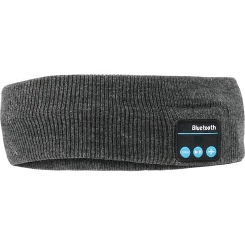 Bluetooth Sleeping Headphones Sports Headband Thin Soft Elastic Comfortable Wireless Music Earphones Eye Mask for Side Sleeper