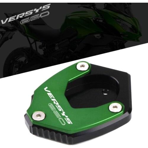 Side Stand Enlarge Kickstand Fit For KAWASAKI VERSYS650 VERSYS 650 2015-2019 2018 Motorcycle Accessories Sidestand Foot Enlarger