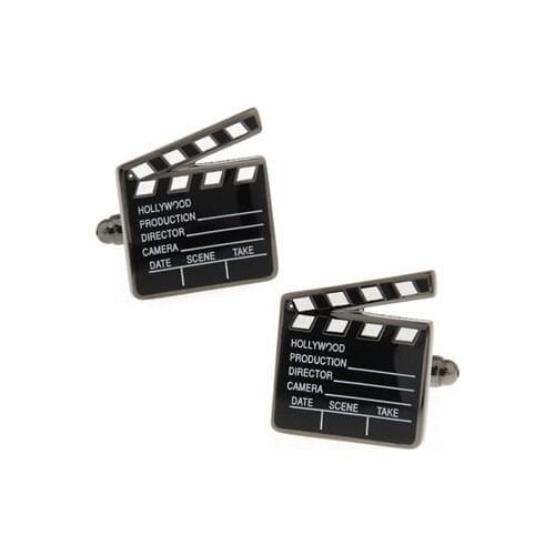 C-MAN Luxury shirt movie script cufflink for mens Brand cuff buttons cuff links High Quality abotoaduras Jewelry