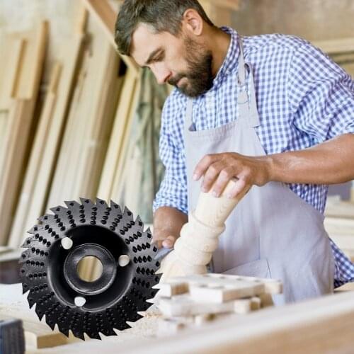 125mm Woodworking Grinding And Polishing Barbed Disc Arc Flat Angle Grinder Peeling And Trimming Carving Rotary Tool Wheel