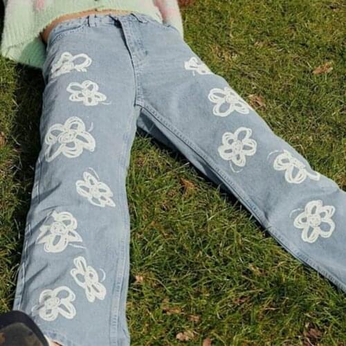 FSYUGY Women's Straight Jeans