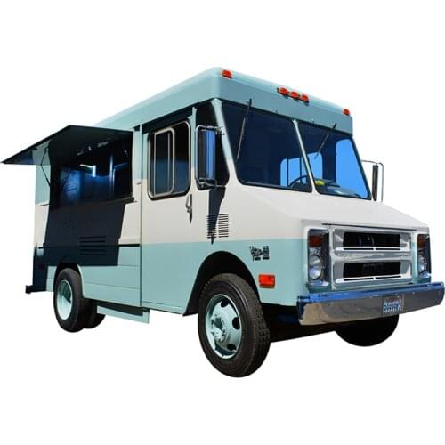 Stainless Steel Food Trucks For Sale Mobile Street Fast Food Cart With Water System Kitchen Car