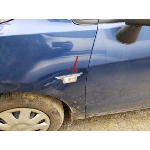 For Chevrolet SAIL 2010-2014 High-quality ABS Chrome Turn signal Decorative frame Side light Decorative frame Car styling