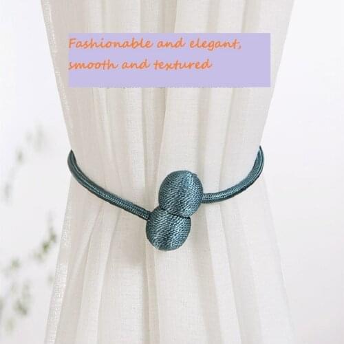 Magnetic Pearl Ball Curtain Tiebacks Tie Backs Holdbacks Buckle Clips Accessory Buckles Clasp Clips Curtain Hook Holder