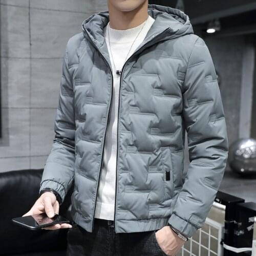 2021 Brand clothing Men High Quality Winter Coat Men Thicken Casual Parka Slim Outwear Waterproof Warm Stand Collar Outwear Coat