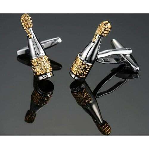 DY New high quality luxury design silvery bottle Cufflinks fashion Mens French shirt Cufflinks free shipping