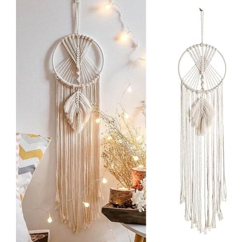 Wall Hanging Dream Catcher Handmade Weave Boho Dreamcatcher Girls Room Decor