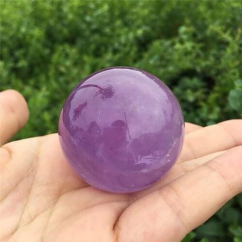 Natural Amethyst Quartz Sphere Pretty Crystal Ball Healing Stone
