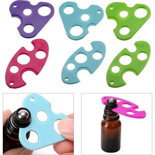 Essential Oil Roller Bottle Opener,Universal Plastic Oils Key Tool or Bottle Caps and Roller Bottles