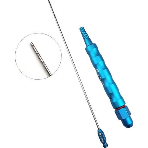 Porous Luer Lock Liposuction Cannula with Reusable Handle , Liposuction instruments 25cm x 3.0mm