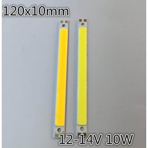 LED cob module strip LED lights glowing plate surface 12V DIY table lamp source vehicle light 10W LED source light 120mm