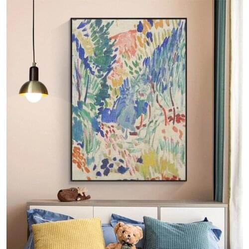 Vintage Abstract Landscape Posters and Prints Wall Art Canvas Painting Pictures Living Room Home Decoration Henri Matisse