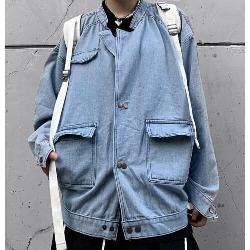 Мужские джинсовые куртки YIKUO China At AliExpress