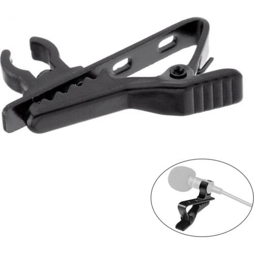 5Pcs Mini Microphone Metal Clip Tie Clip Lapel Collar Clip Microphone Accessories Kits Suits for Live / Sing
