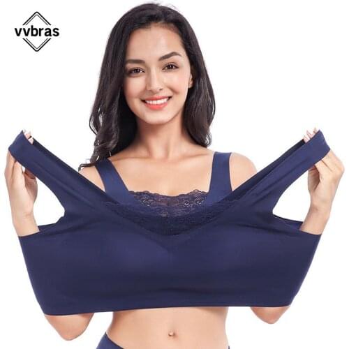 Vvbras 2021 Womens Sport Bra Girls Push Up Underwear Female Seamless Wire Bras Tube Top Gym Plus Size Sportwear Crop Yoga Tops