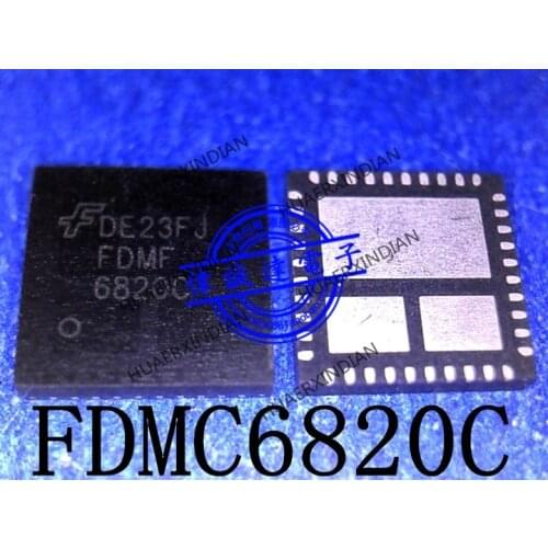1Pieces New Original FDMF6820C FDMF 6820C QFN40 In Stock Real Picture