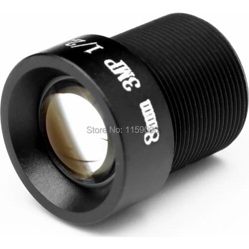 8mm 1/2.5" HD 3mp 40 Degree Angle LENS For CCTV IP Camera New IR Board